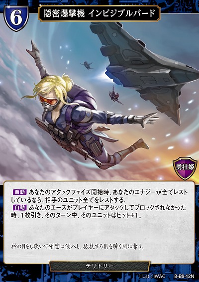 隠密爆撃機 インビジブルバード 【B/B9/12N】